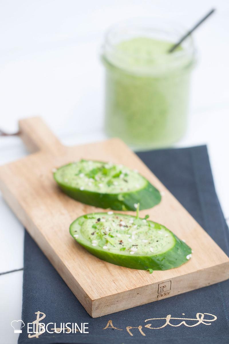 Rezeptbild: Zucchini-Hummus – überraschend lecker!