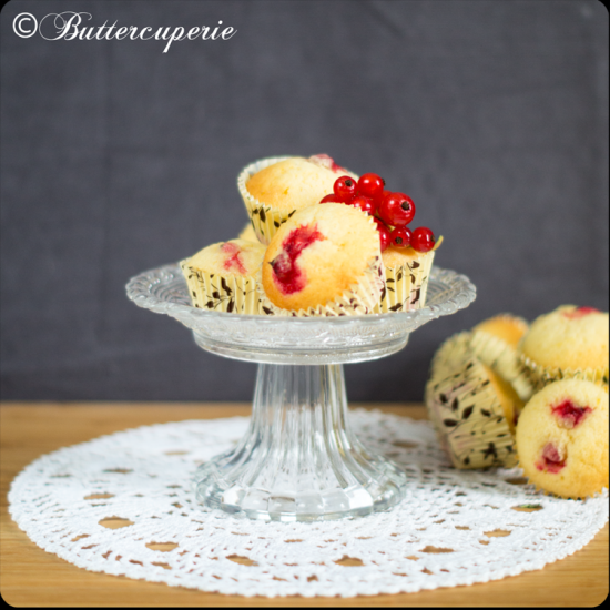 Rezeptbild: Mini-Johannisbeermuffins