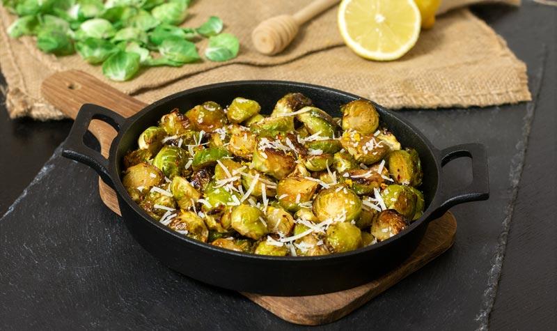Rezeptbild: Gerösteter Rosenkohl aus dem Ofen