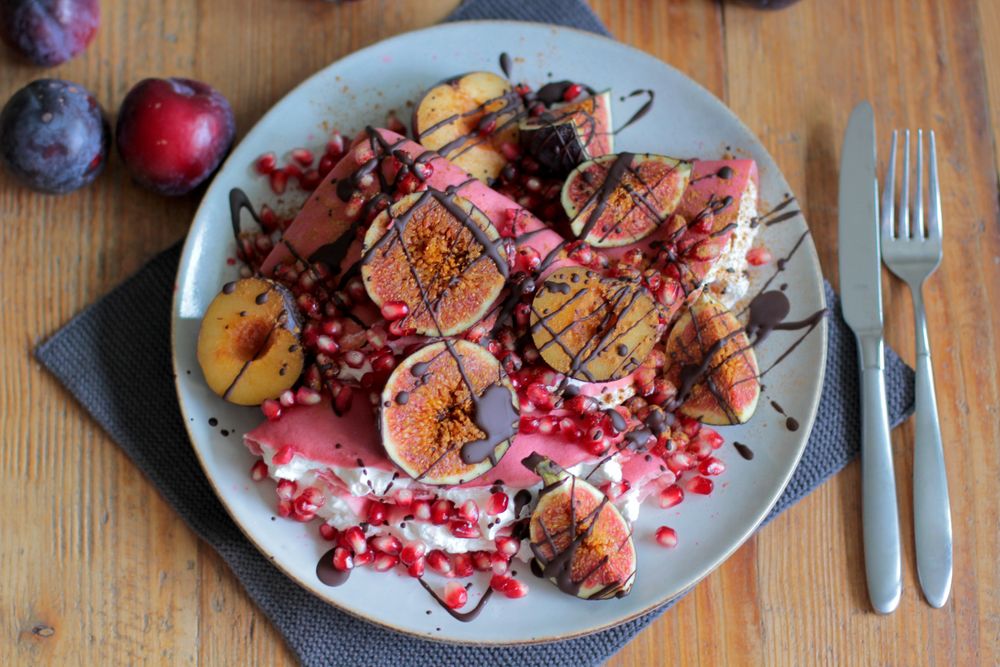 Rezeptbild: Rote Bete Crêpes