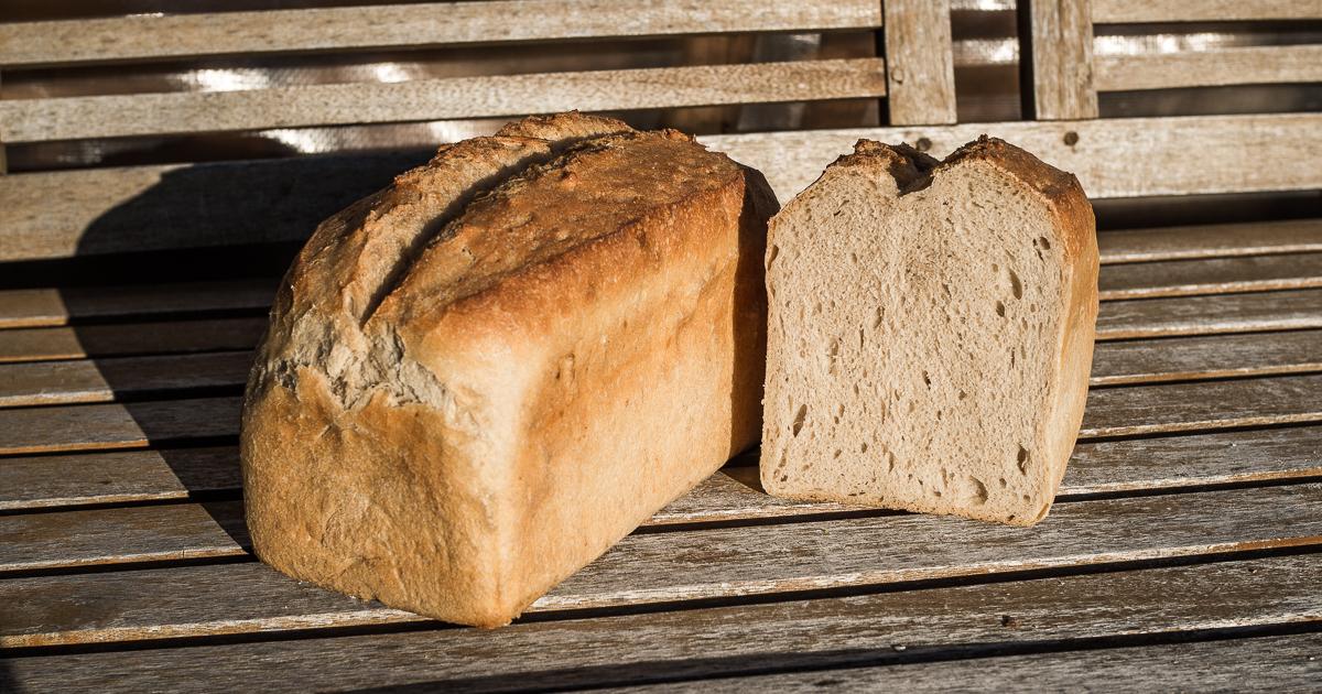 Rezeptbild: Kasten-Weizenbrot mit Sauerteig und Malz