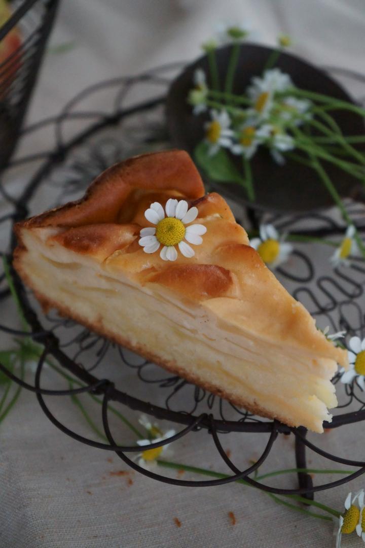 Rezeptbild: Apfelkuchen mit Sauerrahmcreme