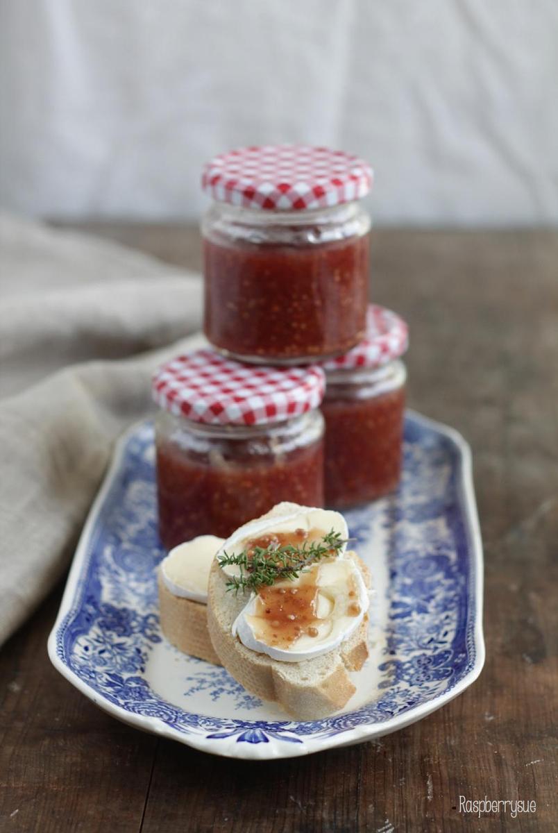 Rezeptbild: Selbstgemachter Feigensenf