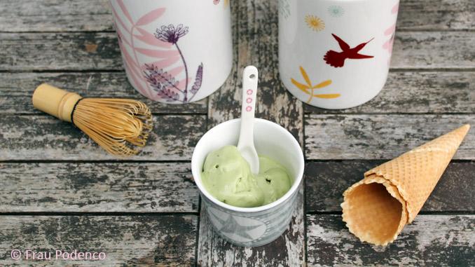 Rezeptbild: Eiskalter Teegenuss: Matcha-Eis