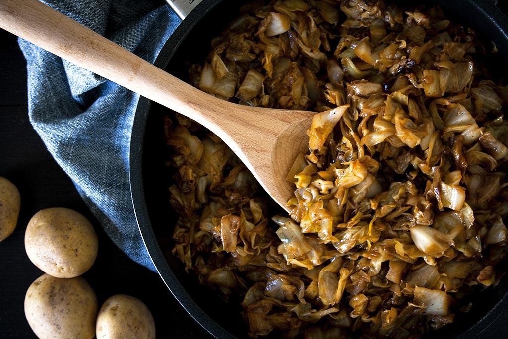 Rezeptbild: Schneller geschmorter Spitzkohl