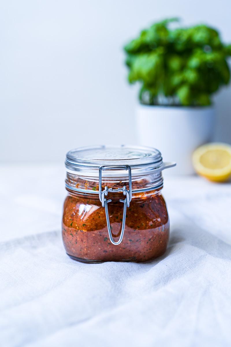 Rezeptbild: Mein bestes Pesto Rosso - Tomatenpesto