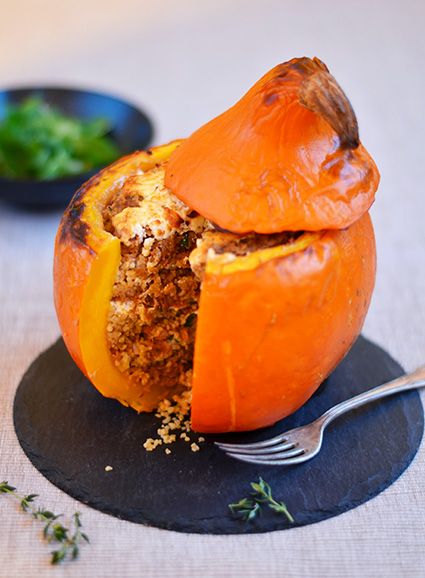 Rezeptbild: Gefüllter Kürbis