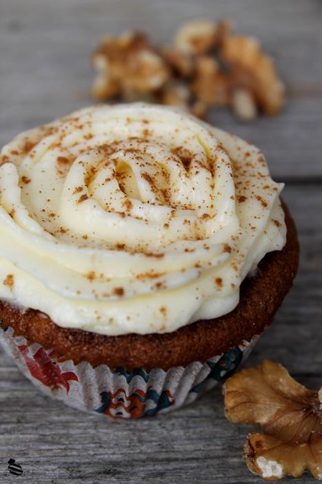Rezeptbild: Bananen-Walnuss-Cupcakes