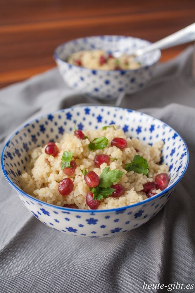 Rezeptbild: Granatapfel-Couscous