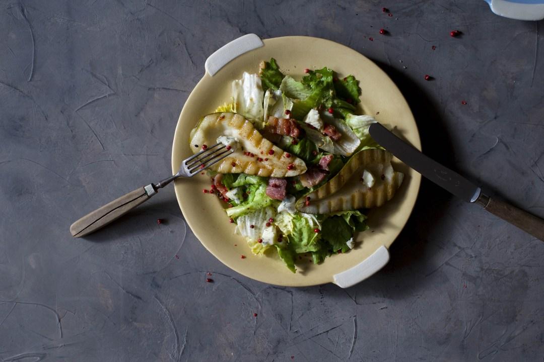 Rezeptbild: Endiviensalat mit Birne und Speck