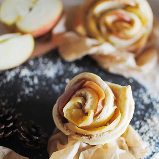 Rezeptbild: Apfelrosen