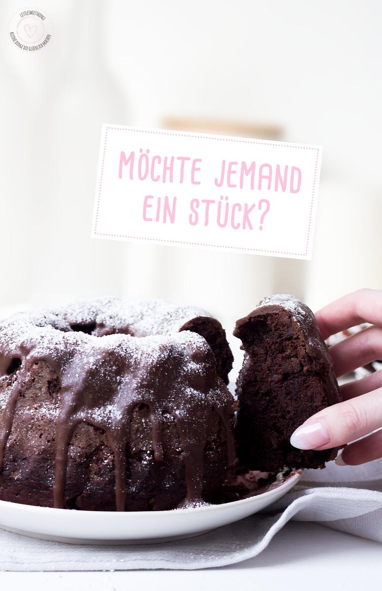 Rezeptbild: Brownie Gugel mit Schokoganache