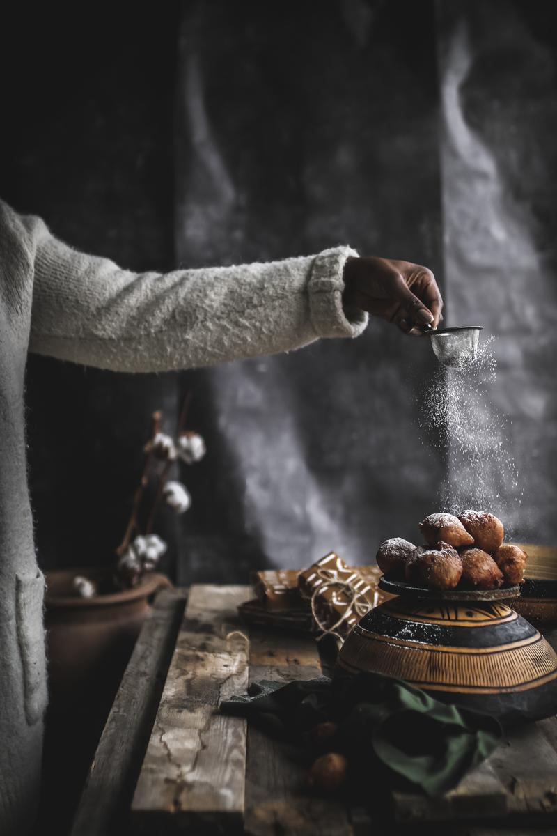Rezeptbild: PUFF PUFF ODER AFRIKANISCHE DOUGHNUTS MIT ZIMTZUCKER