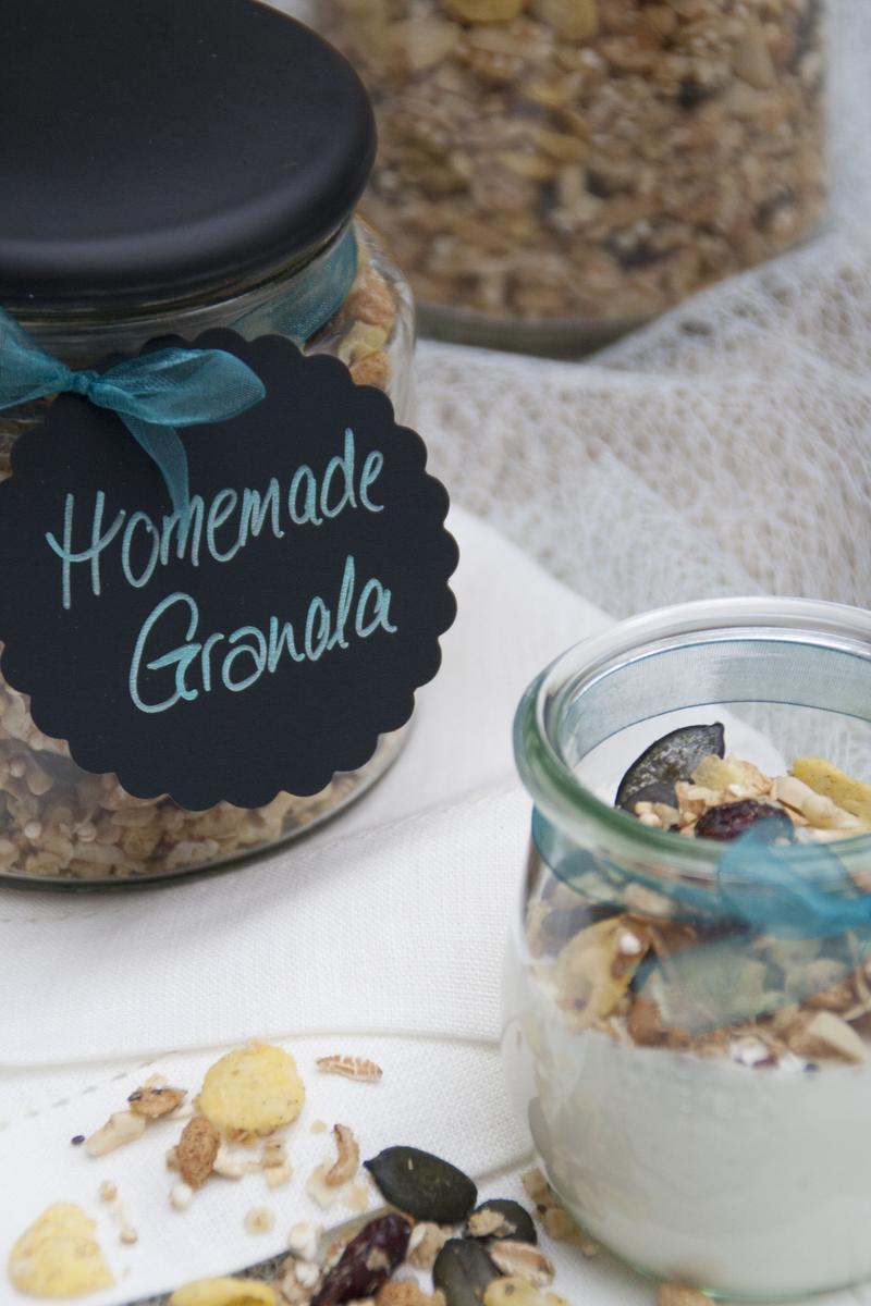 Rezeptbild: Selbst gemachtes Knuspermüsli / Homemade Granola