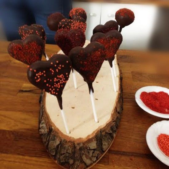 Rezeptbild: Herz Cake Pops