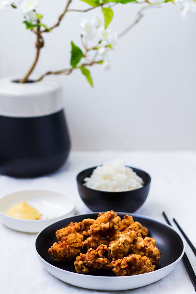 Rezeptbild: Karaage - Japanische frittierte Hähnchenstücke