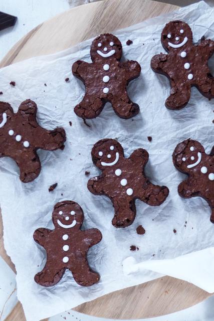 Rezeptbild: Schnelle Brownie Lebkuchenmänner
