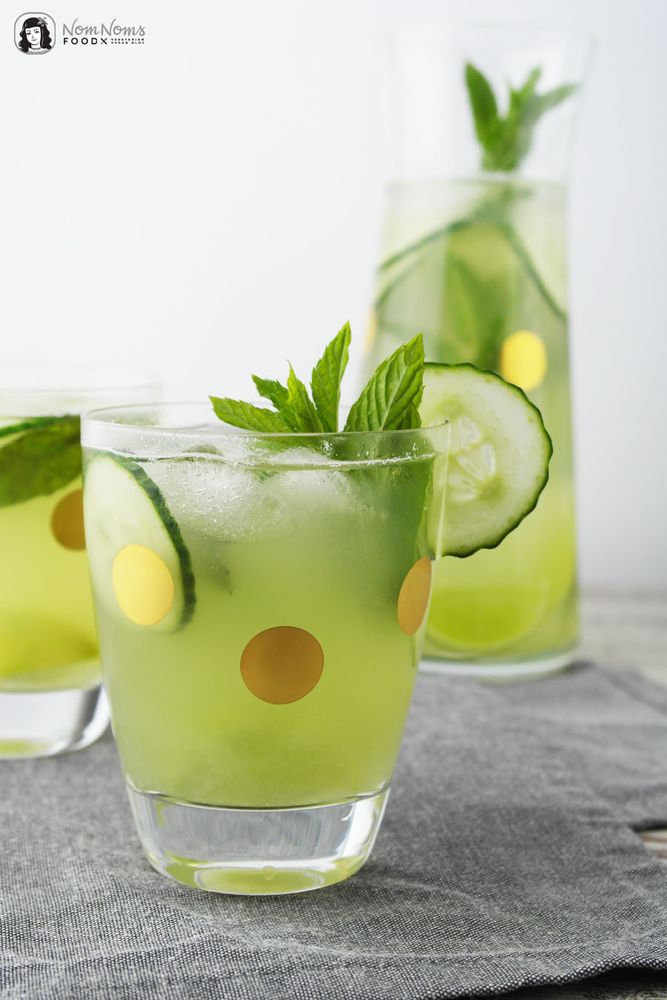 Rezeptbild: Erfrischende Gurken-Limonade mit Minze