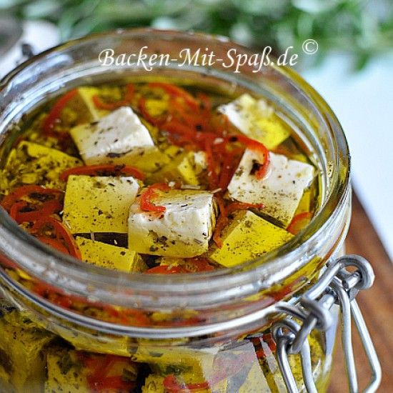 Rezeptbild: Eingelegter Fetakäse