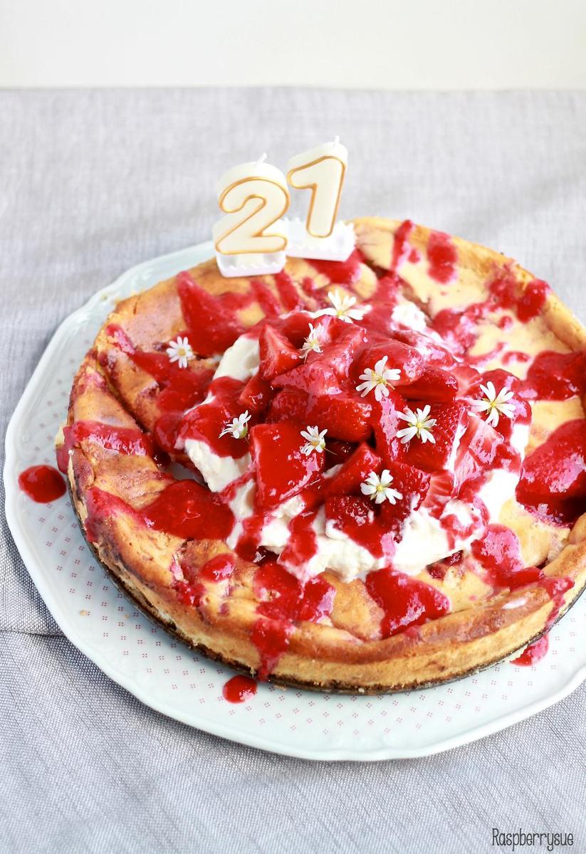 Rezeptbild: Erdbeer-Käsekuchen