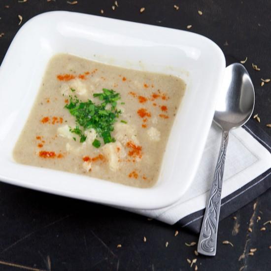 Rezeptbild: Blumenkohl Suppe mit Anis
