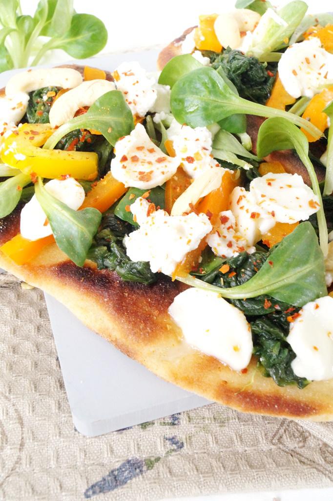 Rezeptbild: Gemüse Pfannen Pizza