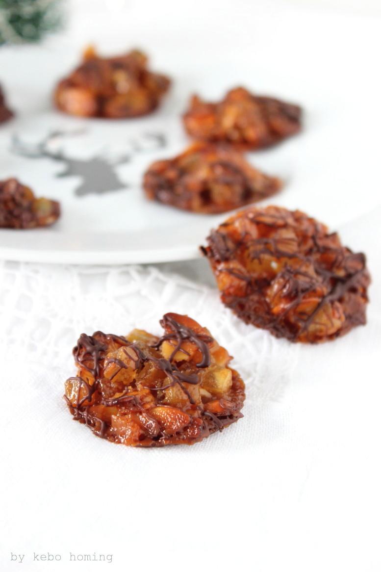 Rezeptbild: Mini Florentiner Plätchen