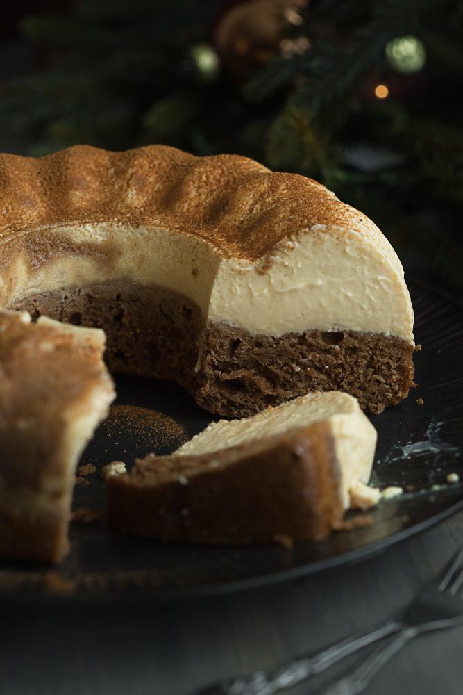 Rezeptbild: Lebkuchen Flan Kuchen