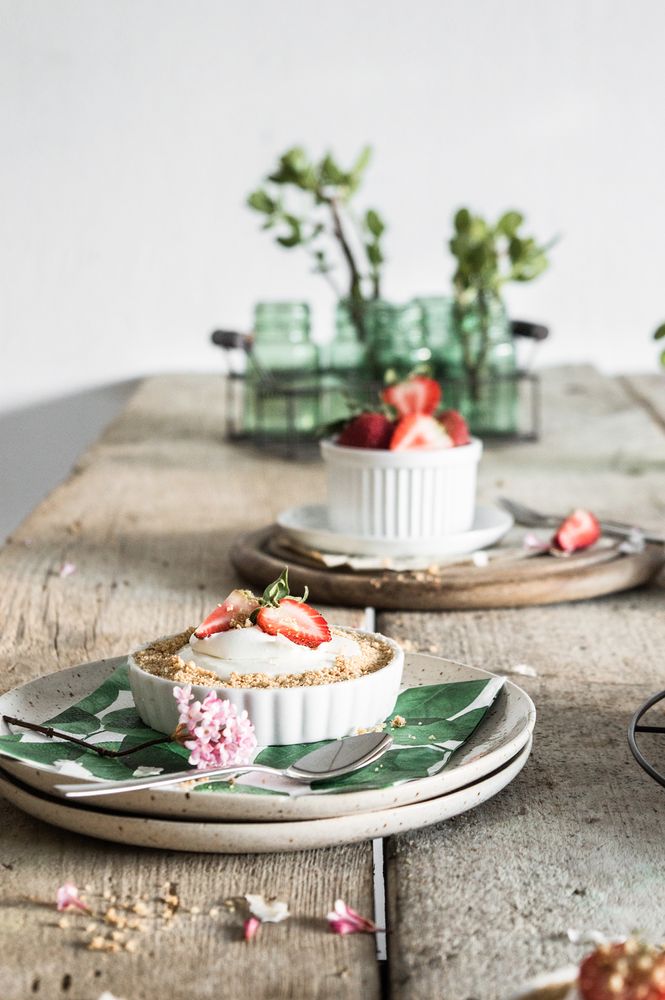 Rezeptbild: Frühlingstarte mit Erdbeeren 
