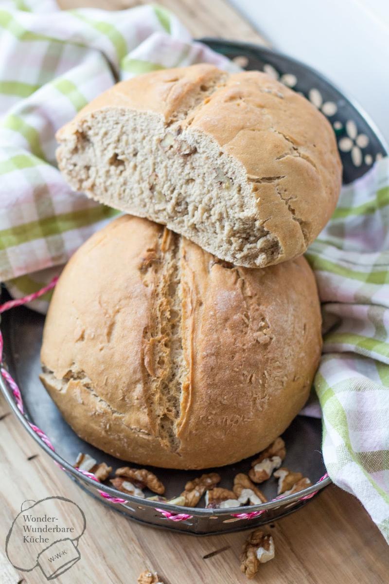 Rezeptbild: Roggenbrot mit Walnüssen