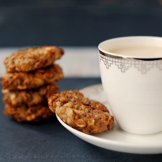 Rezeptbild: Masala Chai & Walnuss-Bananenkekse