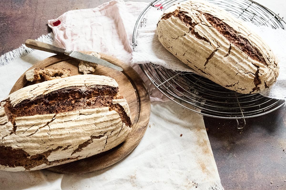 Rezeptbild: Roggenbrot mit Sauerteig