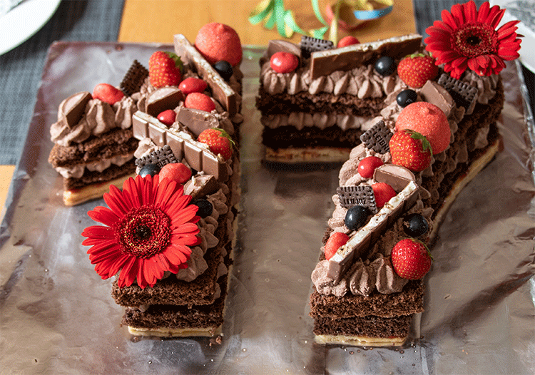 Rezeptbild: Zahlentorte (Numbers cake)