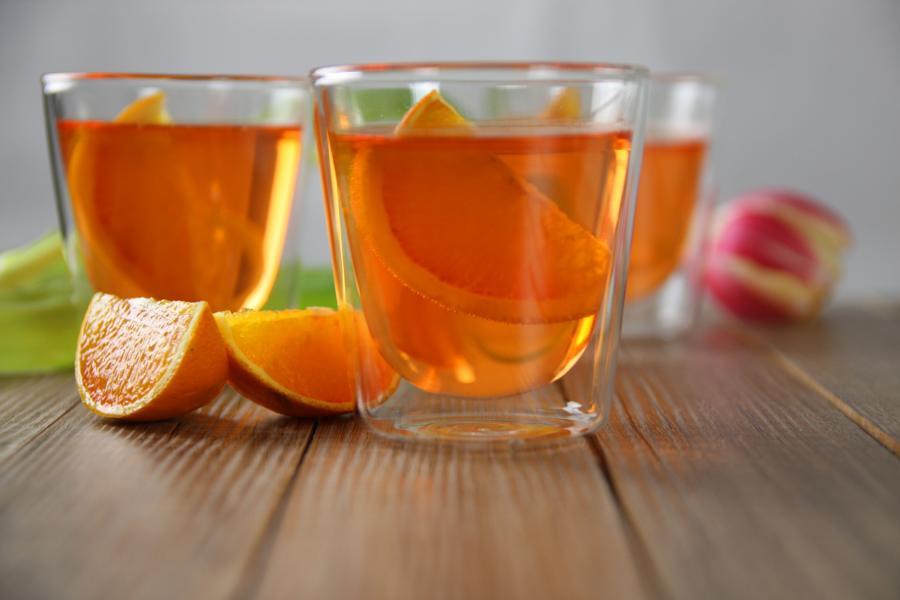 Rezeptbild: Aperol Spritz zum löffeln