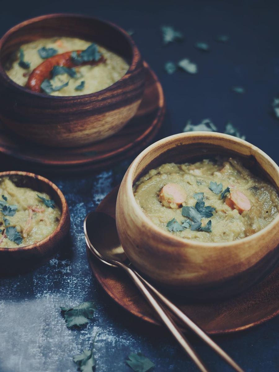 Rezeptbild: ERBSENSUPPE AUS DEM SLOW COOKER