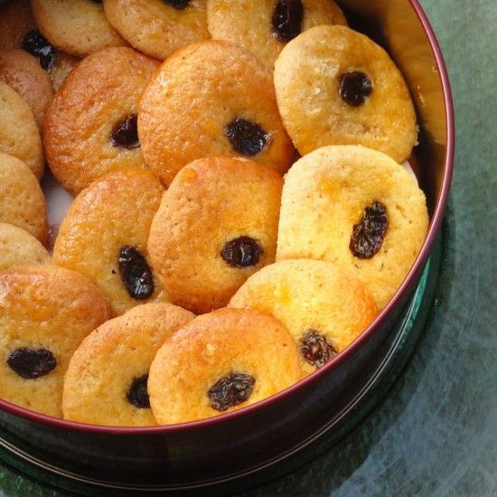 Rezeptbild: Rosinenplätzchen