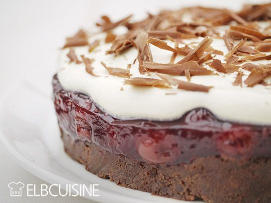 Rezeptbild: Schwarzwälder-Kirsch-Cookies-Torte – schmeckt wie bei Muttern, aber geht viel schneller!
