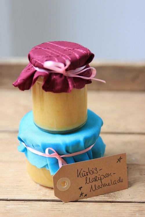 Rezeptbild: Kürbis-Marzipan-Marmelade