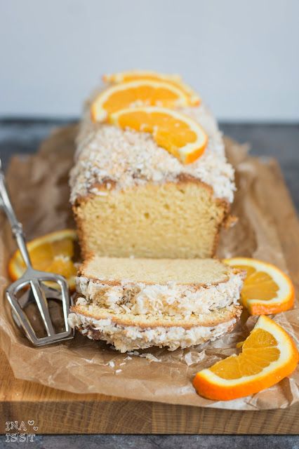 Rezeptbild: Einfacher Orangen-Kokos-Kuchen