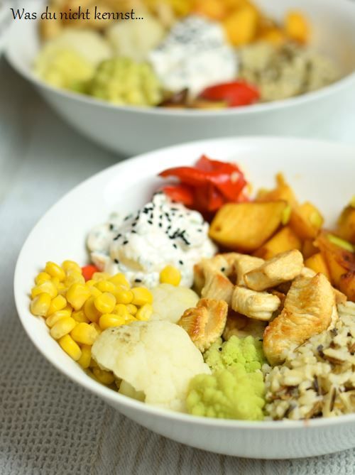 Rezeptbild: Buddha Bowl mit Reis und Romanesco
