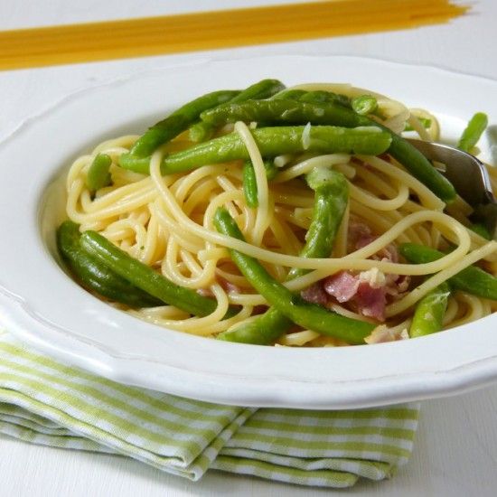 Rezeptbild: Spaghetti con i fagiolini