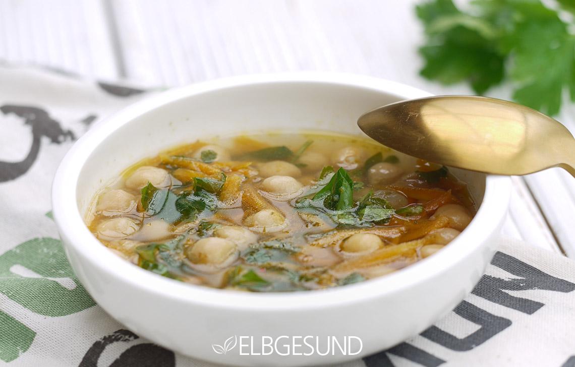 Rezeptbild: Rezept der Woche – Blitz-Kichererbsensuppe