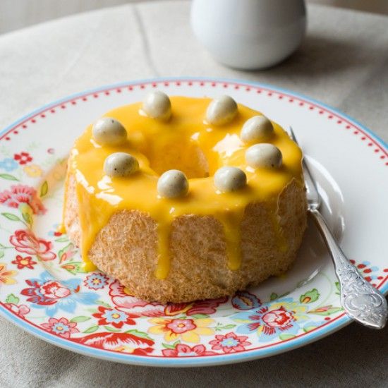Rezeptbild: Mini Angel Food Cakes mit Eierlikör