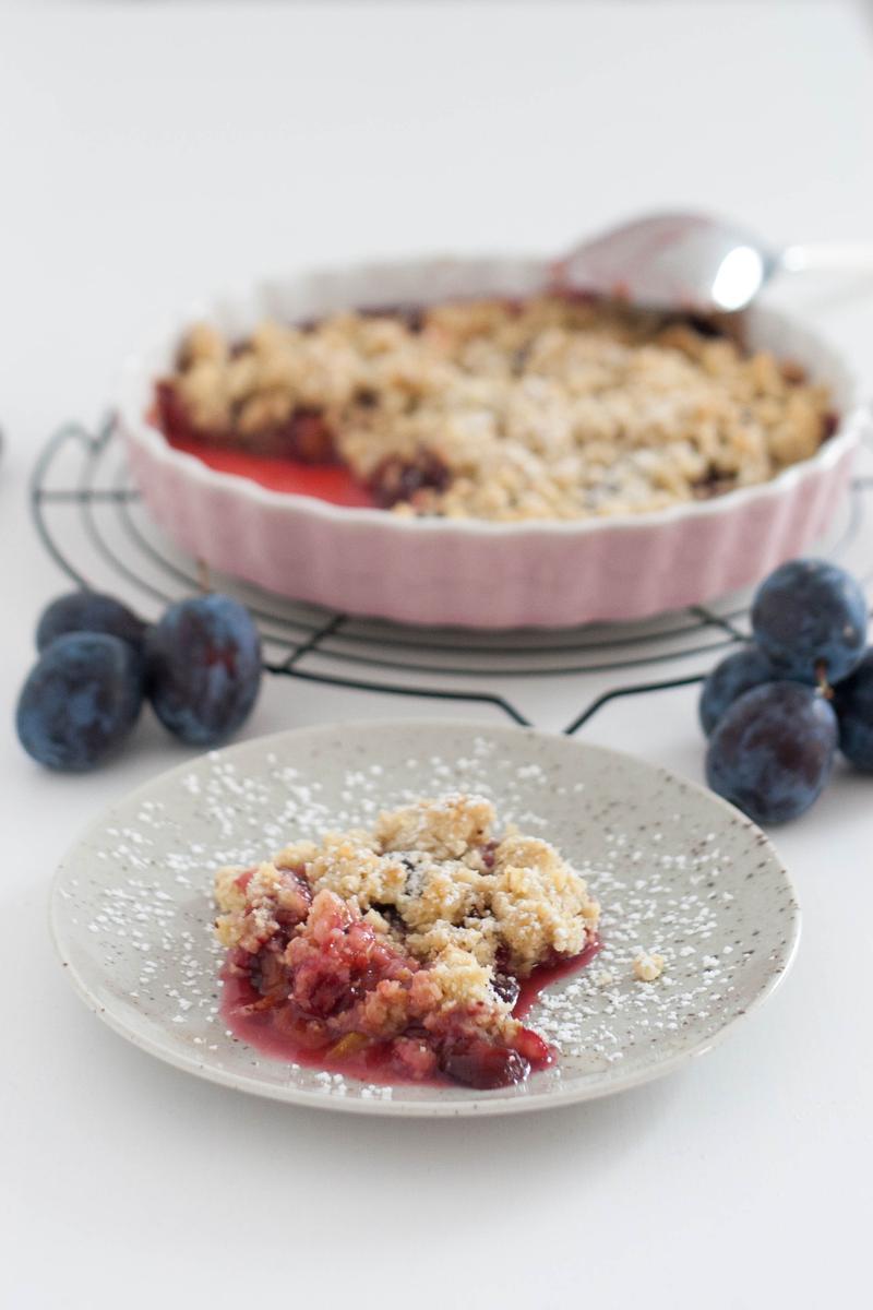 Rezeptbild: Zwetschgencrumble