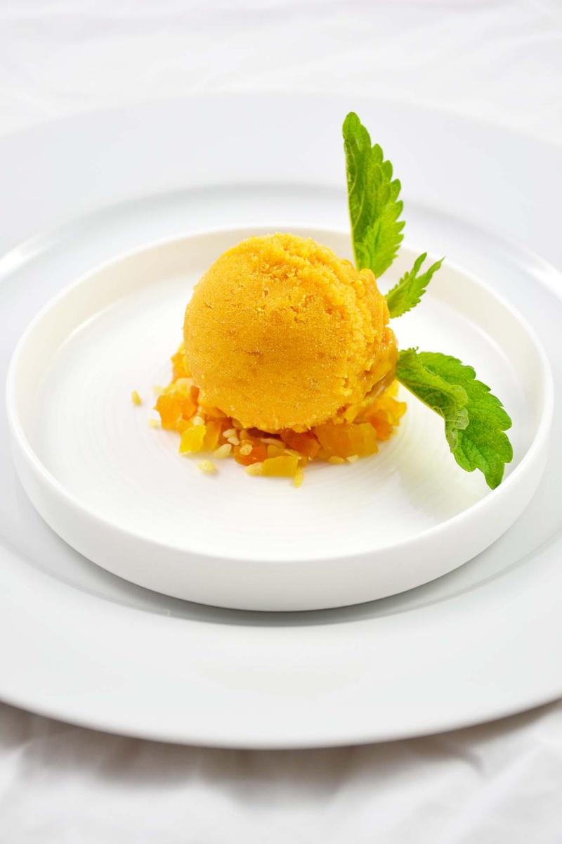 Rezeptbild: Sanddorn Sorbet