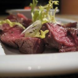 Rezeptbild: Rosa gebratenes Entrecôte