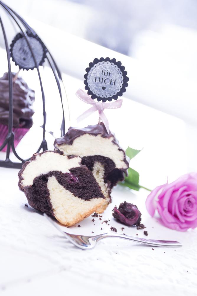 Rezeptbild: Donauwellen-Cupcakes