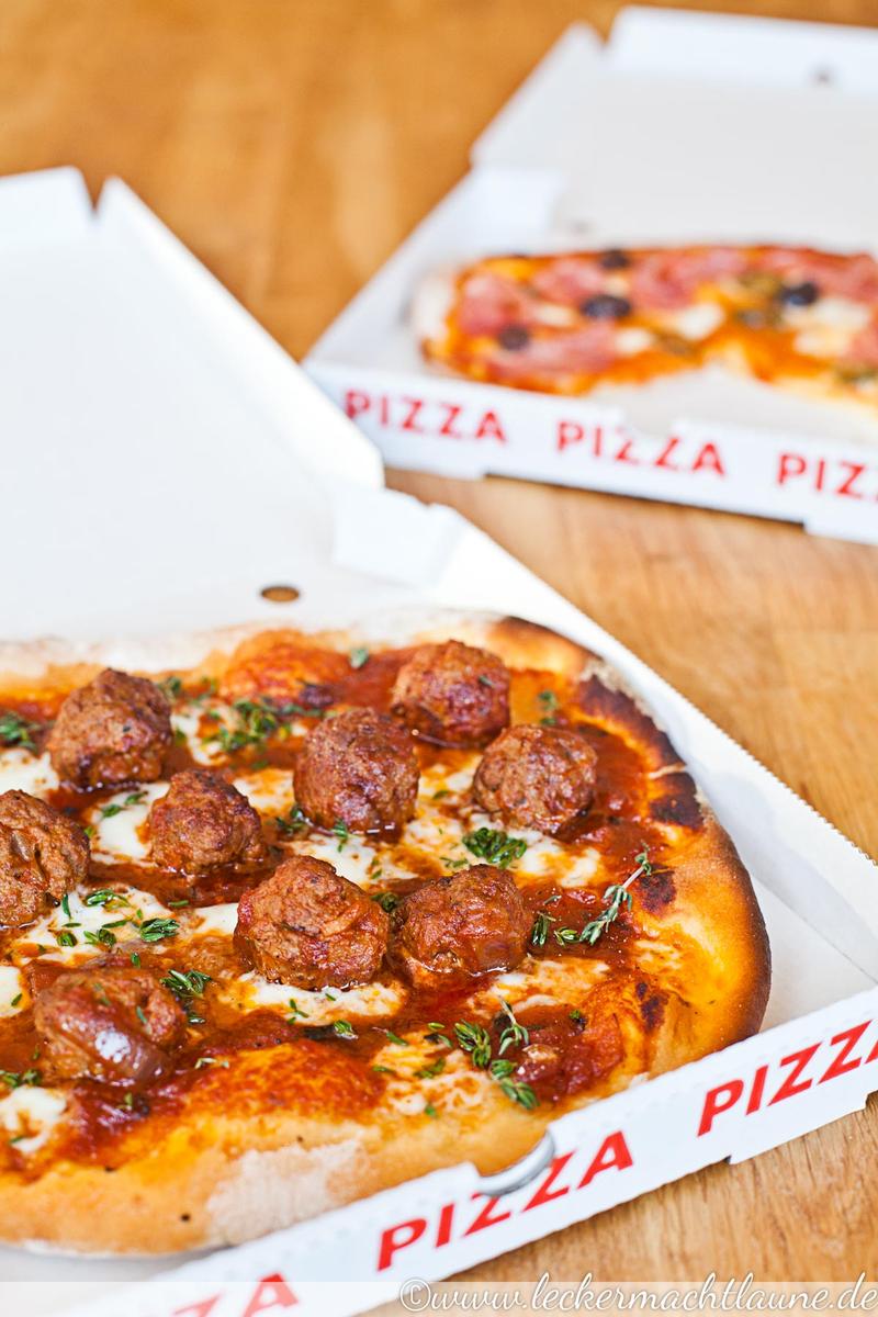 Rezeptbild: Meatball Pizza