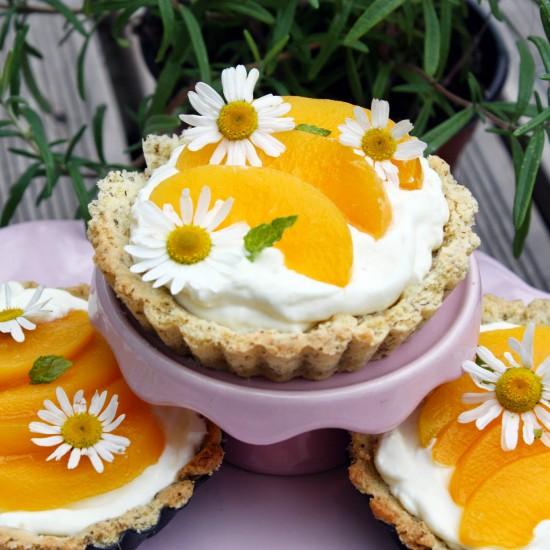 Rezeptbild: Pfirsich Kamille Tartelettes