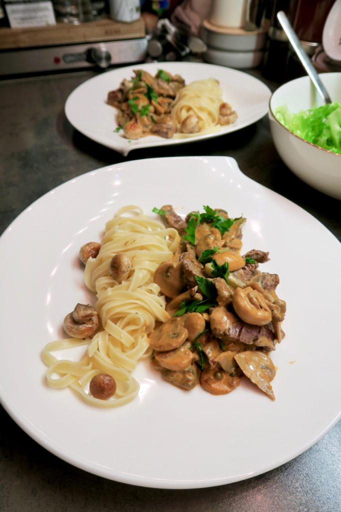 Rezeptbild: Boeuf Stroganoff